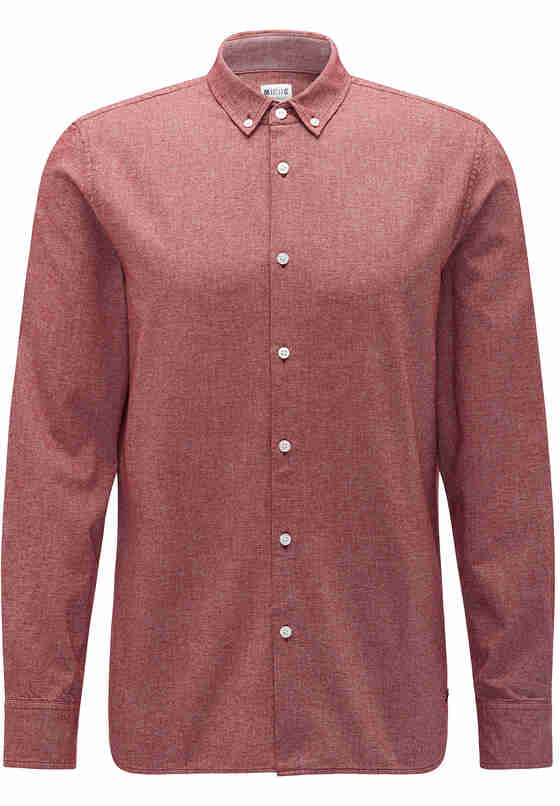 Hemd Button-down-Hemd, Rot, bueste