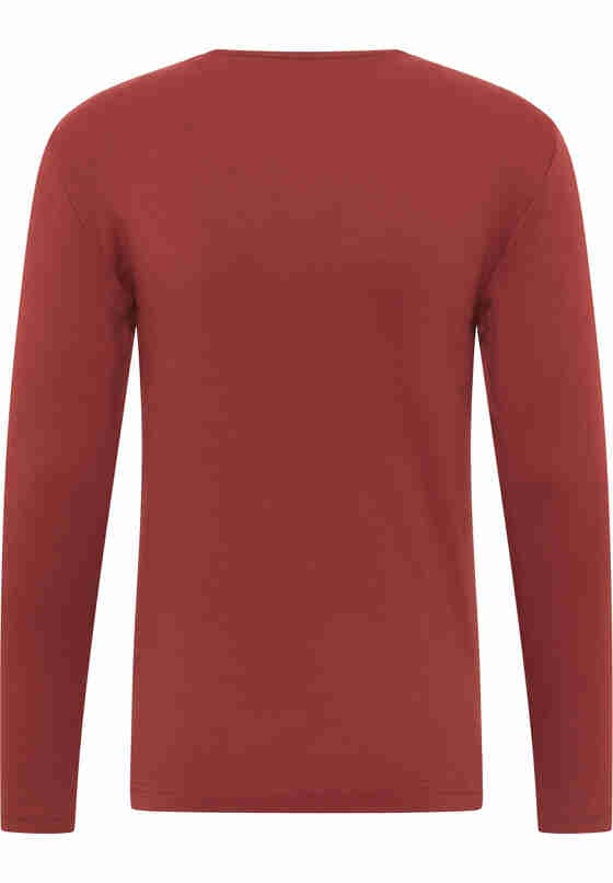 T-Shirt Henley-Shirt, Rot, bueste