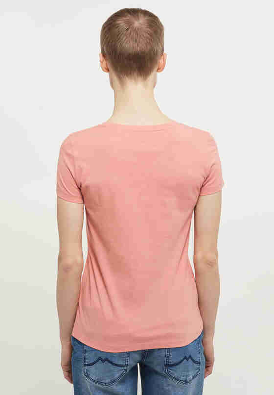 T-Shirt Print-Shirt, Rosa, model