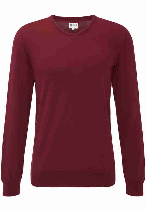 Sweater Basic-Pullover, Rot, bueste