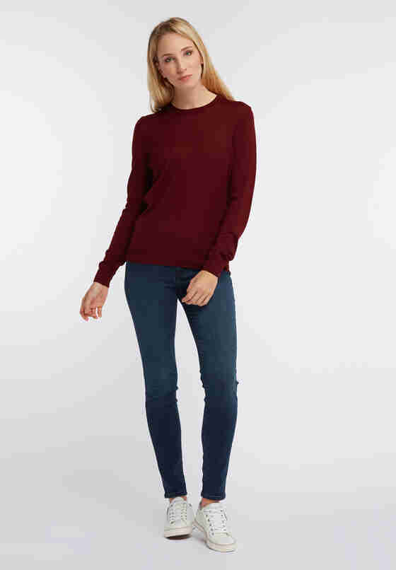 Sweater Feinstrickpullover, Rot, model