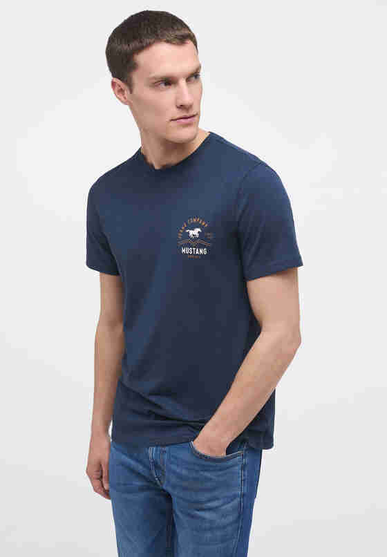 T-Shirt mit Print auf Brusthöhe jetzt bei bei Mustang kaufen