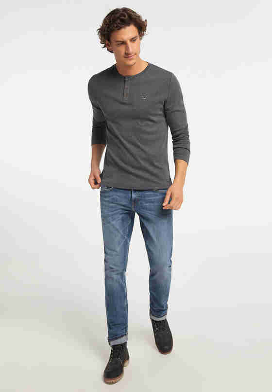 T-Shirt Langarmshirt, Grau, model