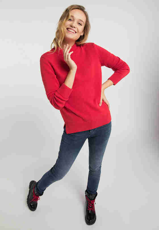 Sweater Carla C Basic, Rot, model