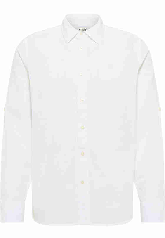 Hemd Style CLEMENS LINEN BLEND, Weiß, bueste