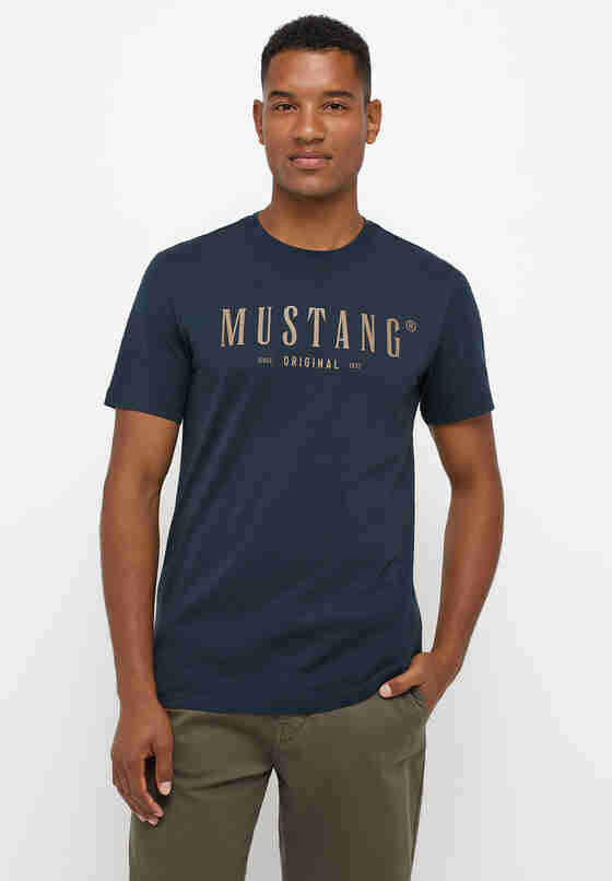 T-Shirt mit Label-Print jetzt bei bei Mustang kaufen