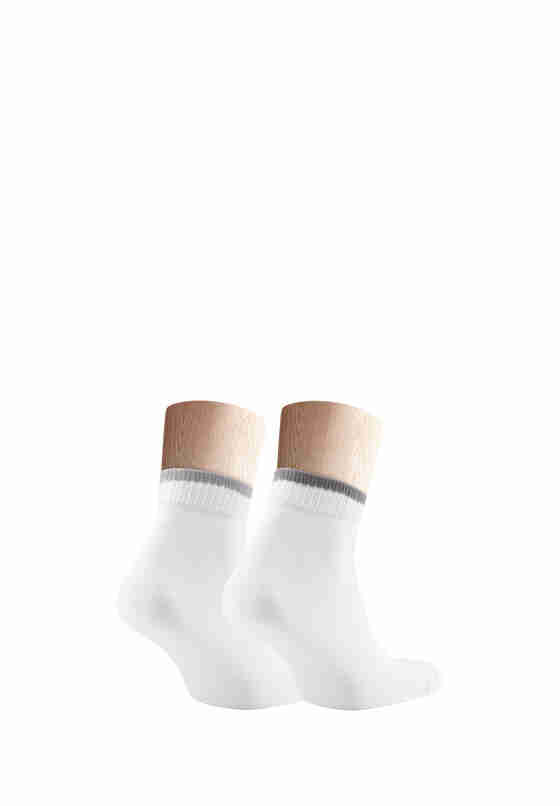 Accessoire 4x elastische Socken, Weiß, bueste