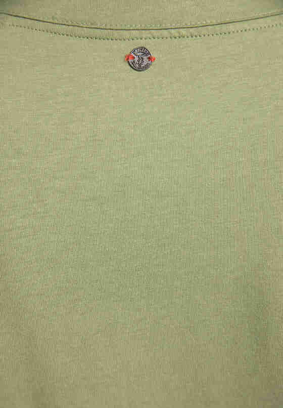 T-Shirt Style Anna V Collar, Grün, bueste