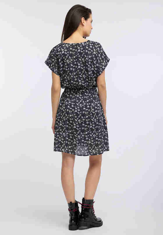 Kleid Print-Kleid, Blau, model