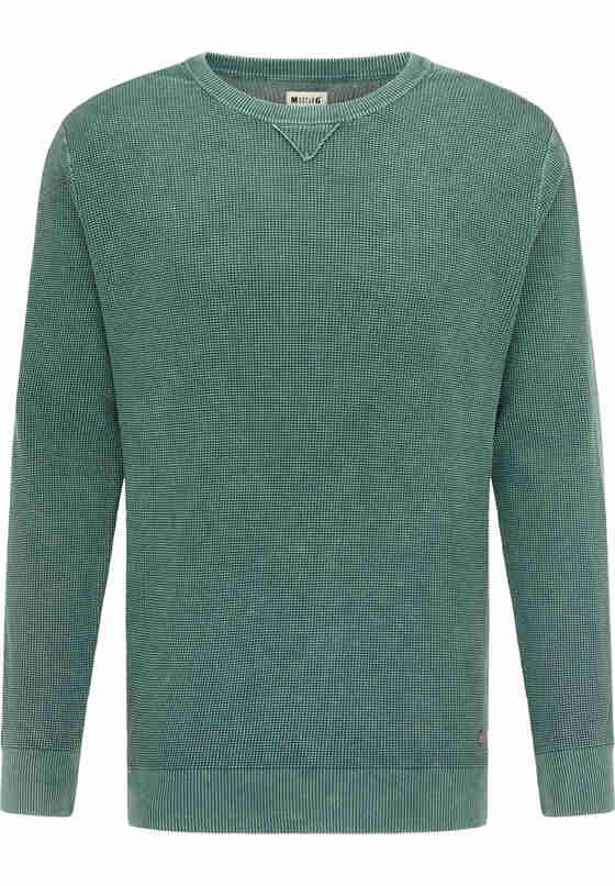 Sweater Style Emil C Washed, Grün, bueste