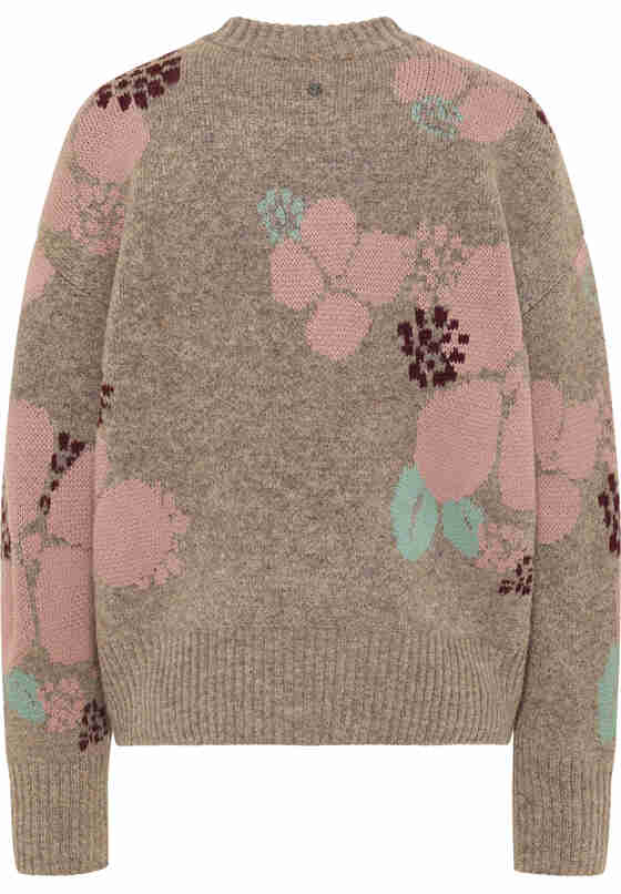 Sweater Style Carla C Jacquard, Braun, bueste