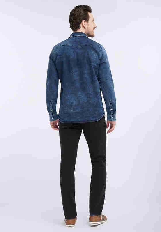 Hemd Denim Shirt, Blau 317, model