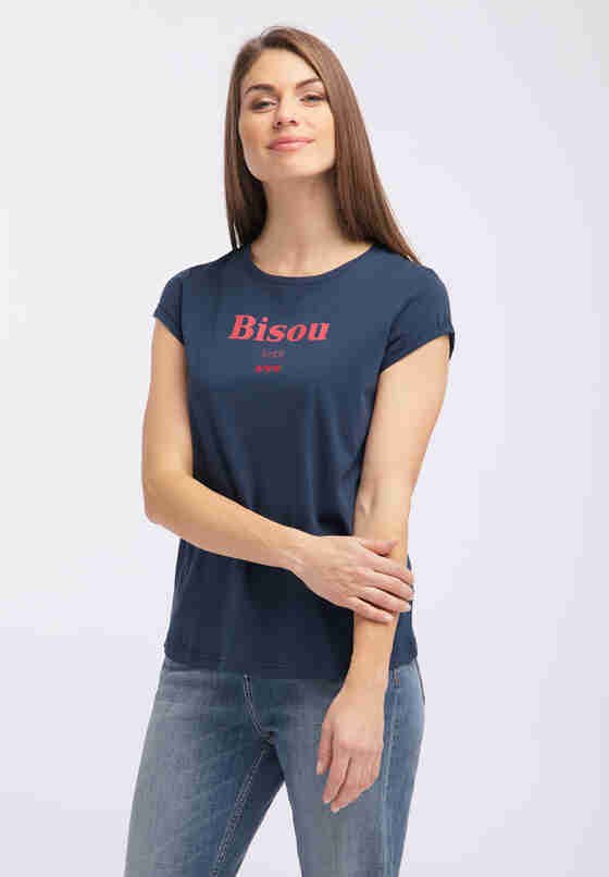 T-Shirt Bisou Tee, Blau, model