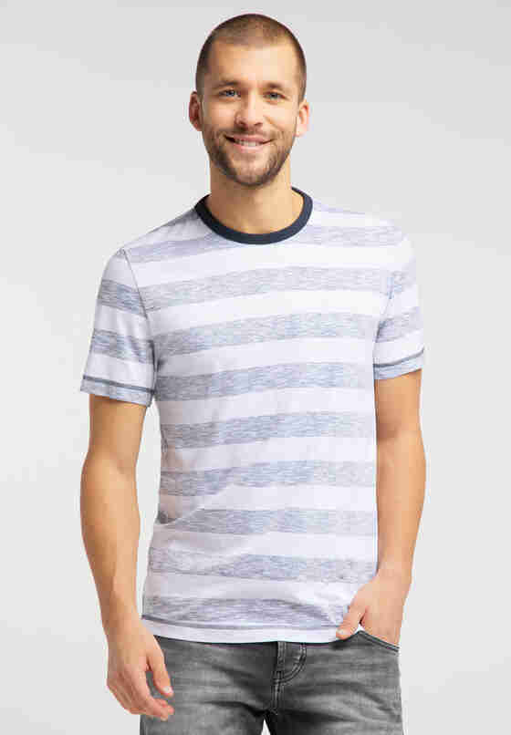 T-Shirt Alex C stripes, Blau, model