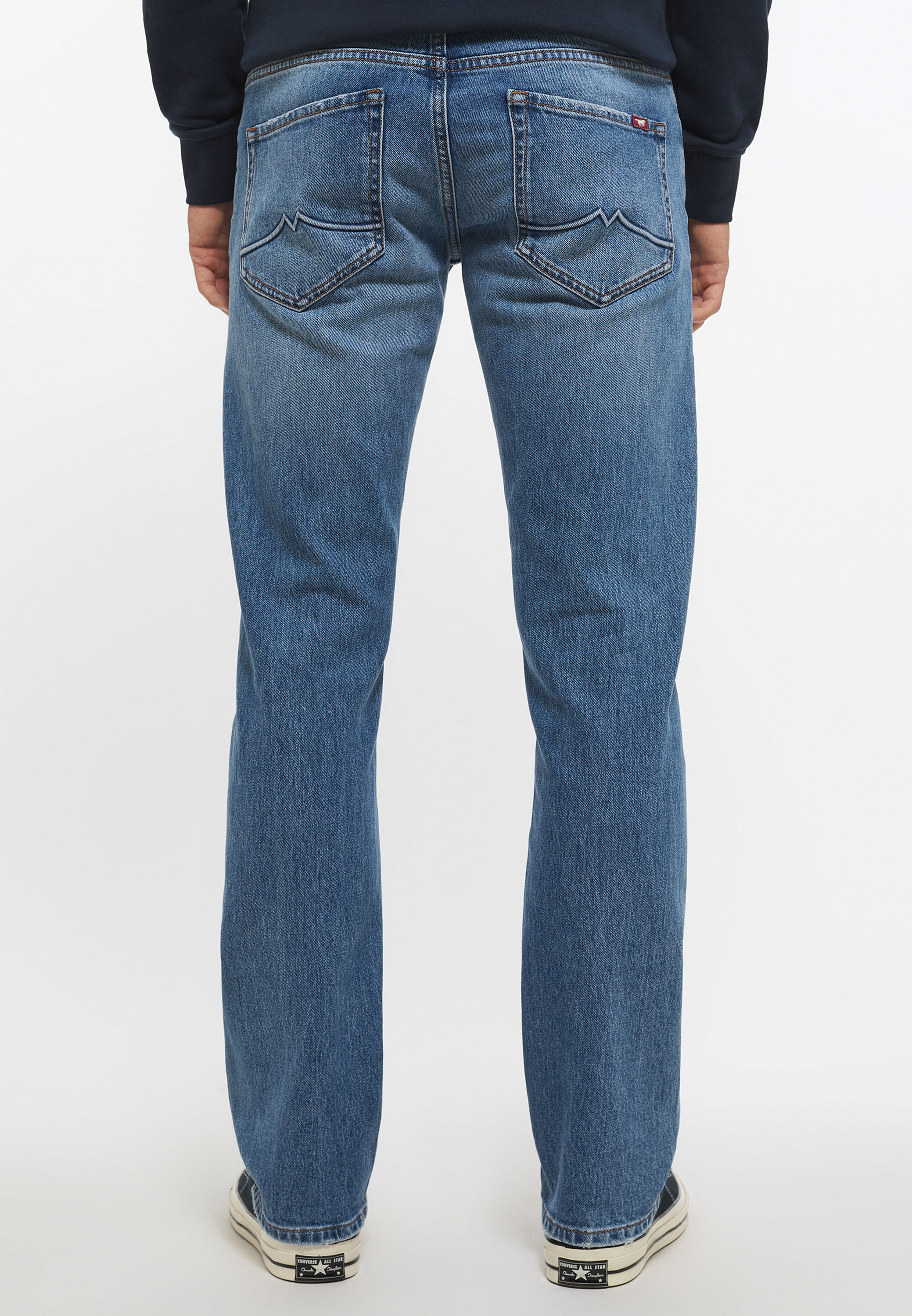 Herren Kleidung Jeans Gerade geschnittene Jeans Mustang Gerade geschnittene Jeans Jeans blau Mustang Gr 30/30 