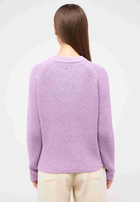 Sweater Strickpullover, Lila, model