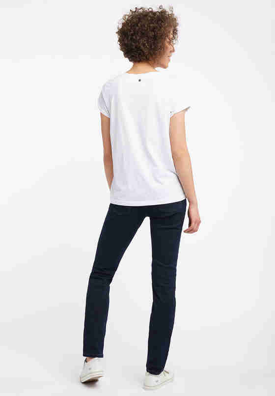 T-Shirt Trend-Shirt, Weiß, model