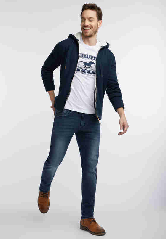 Sweatshirt Sweatshirt-Jacke, Blau, model