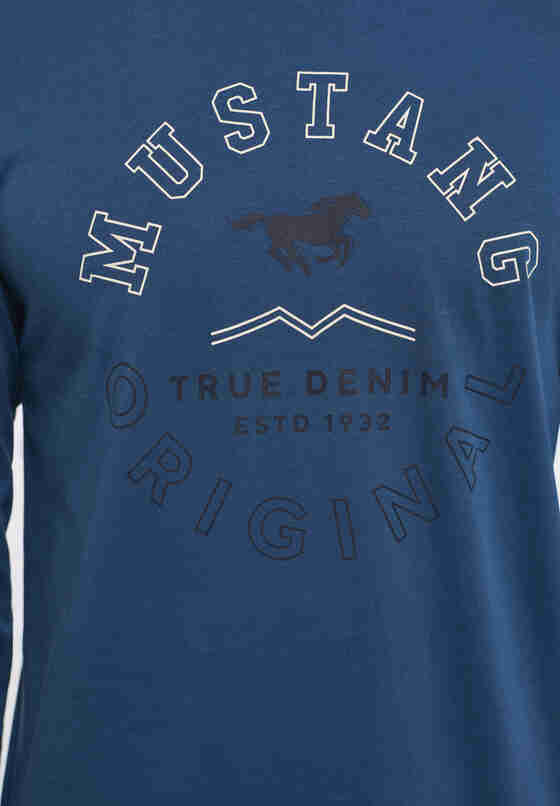 Langarmshirt mit Label-Print jetzt bei bei Mustang kaufen