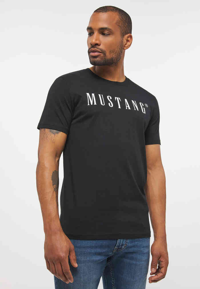 großem mit bei Frontprint kaufen Mustang jetzt T-Shirt bei