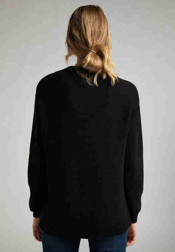 Sweater Style Carla T Structure, Schwarz, model