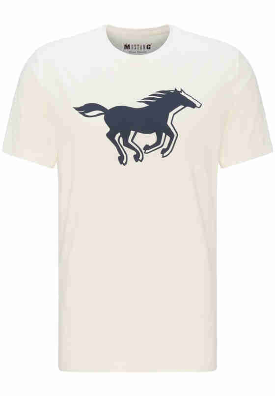 T-Shirt Horse Tee, Weiß, bueste