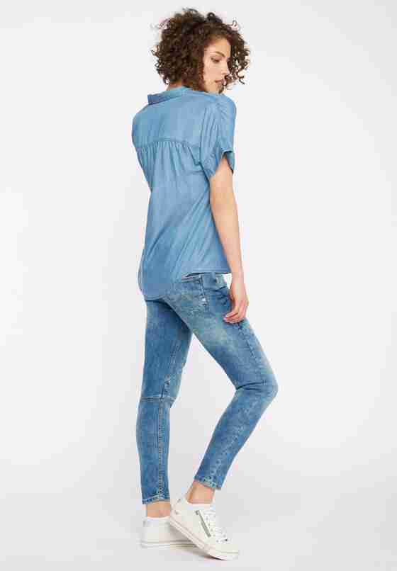 Bluse Jeansbluse, Blau 310, model