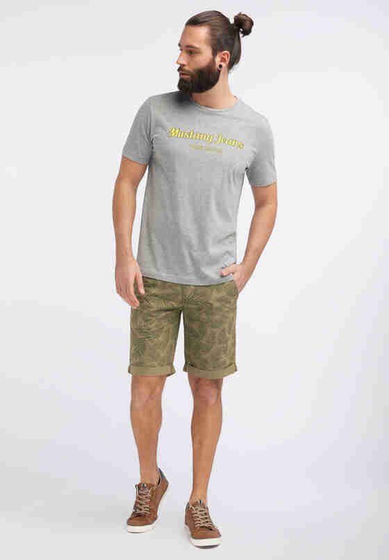 T-Shirt Wording Tee, Grau, model