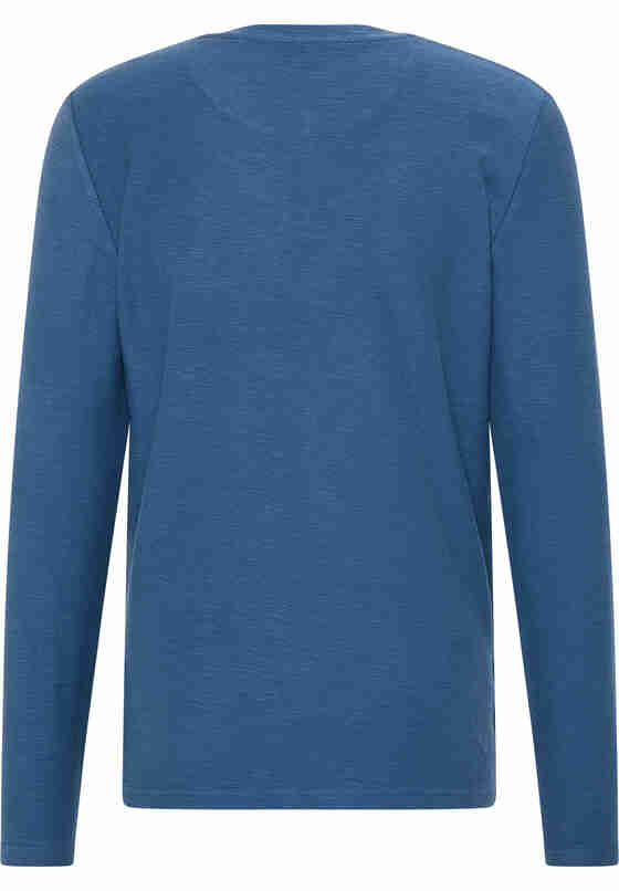 T-Shirt Style Adrian C Henley, Blau, bueste