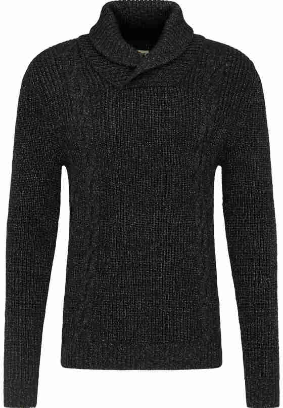 Sweater Strickpullover, Schwarz, bueste