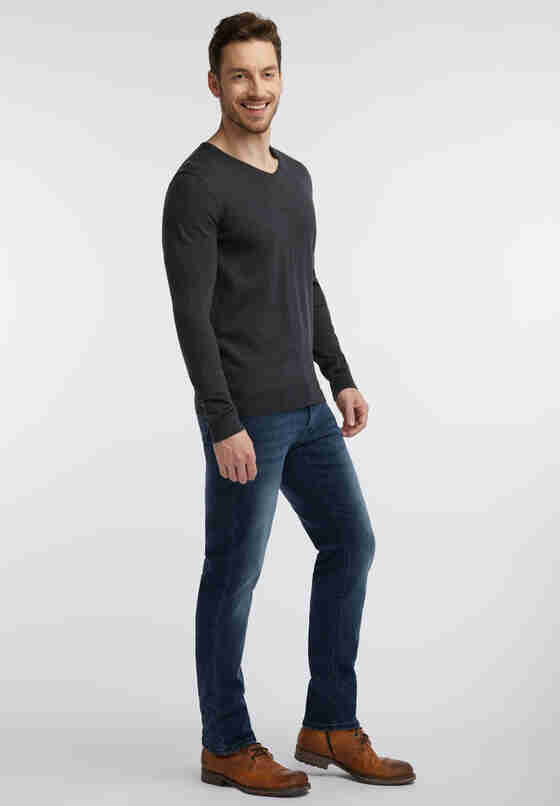 Sweater Basic-Pullover, Grau, model