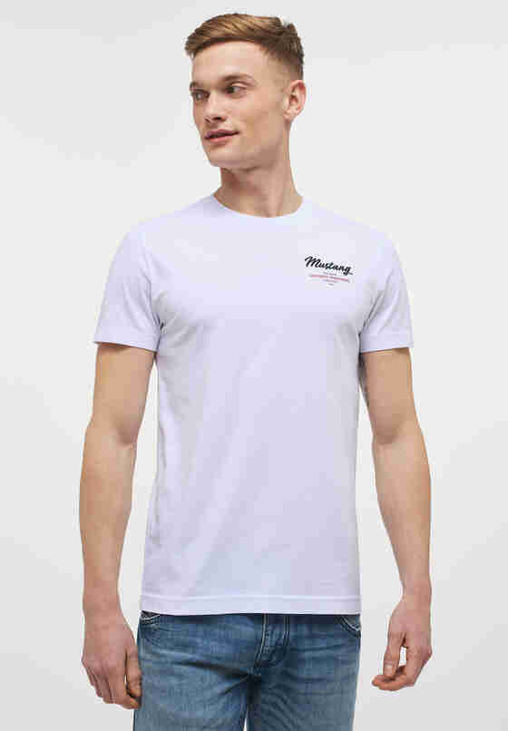 T-Shirt T-Shirt, Weiß, model