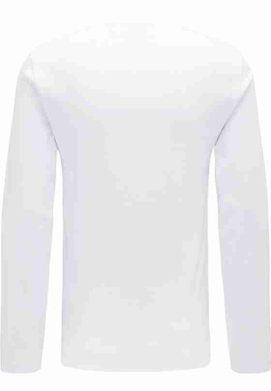 T-Shirt Basic-Longsleeve, Weiß, bueste