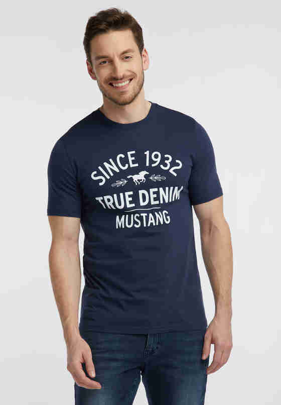 T-Shirt Logo Special Tee, Blau, model