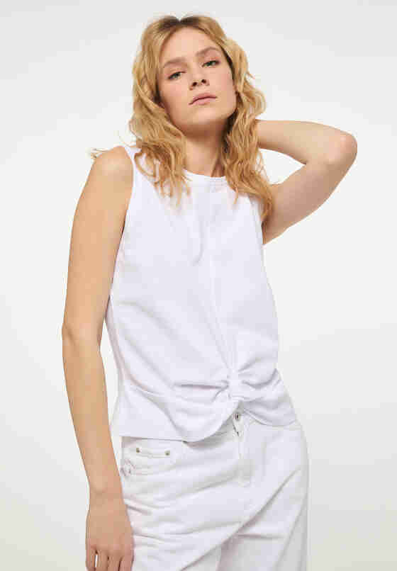 T-Shirt Shirt, Weiß, model