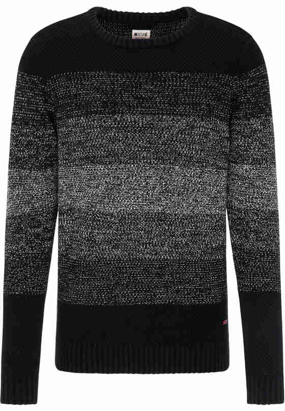 Sweater Emil C Blockstripe, Schwarz, bueste