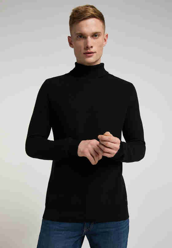 Sweater Style Emil TN Honeycomb, Schwarz, model