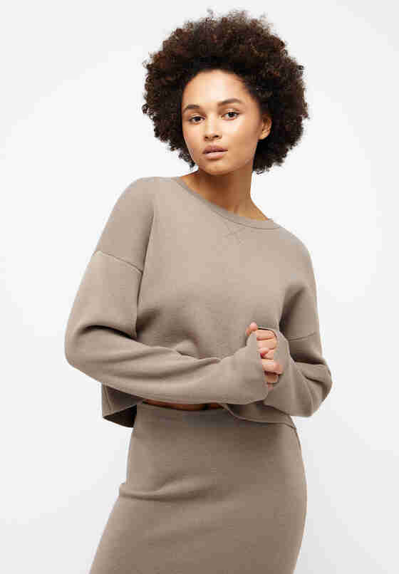 Sweater Sweatshirt, Braun, model