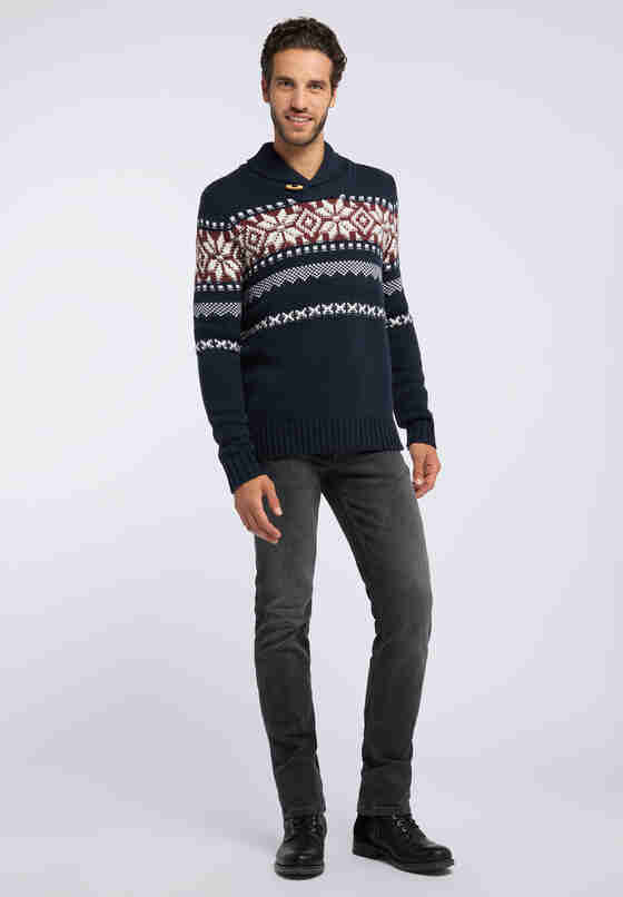 Sweater Emil SC Jaquard, Blau, model