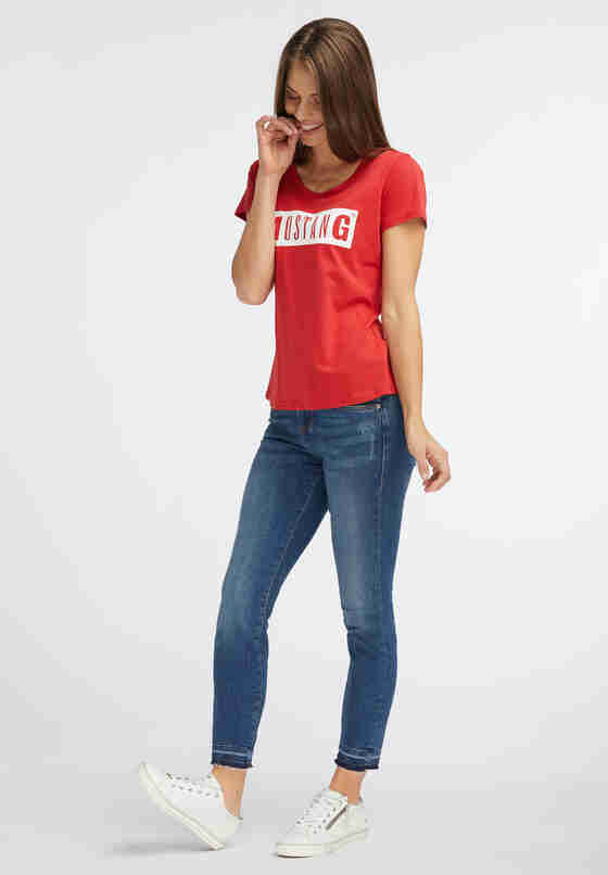 T-Shirt Logoshirt, Rot, model