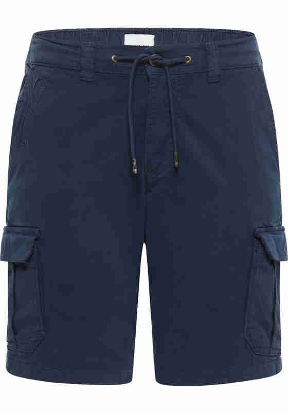 Hose Style Elastic Cargo Shorts, Blau, bueste