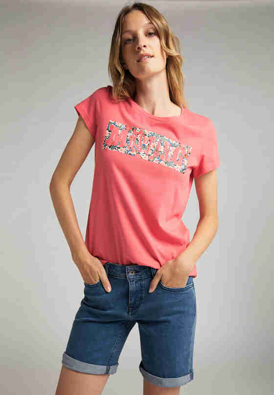 T-Shirt Style Alina C Print, Rot, model