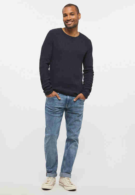 Sweater Style Emil C Cable, Blau, model