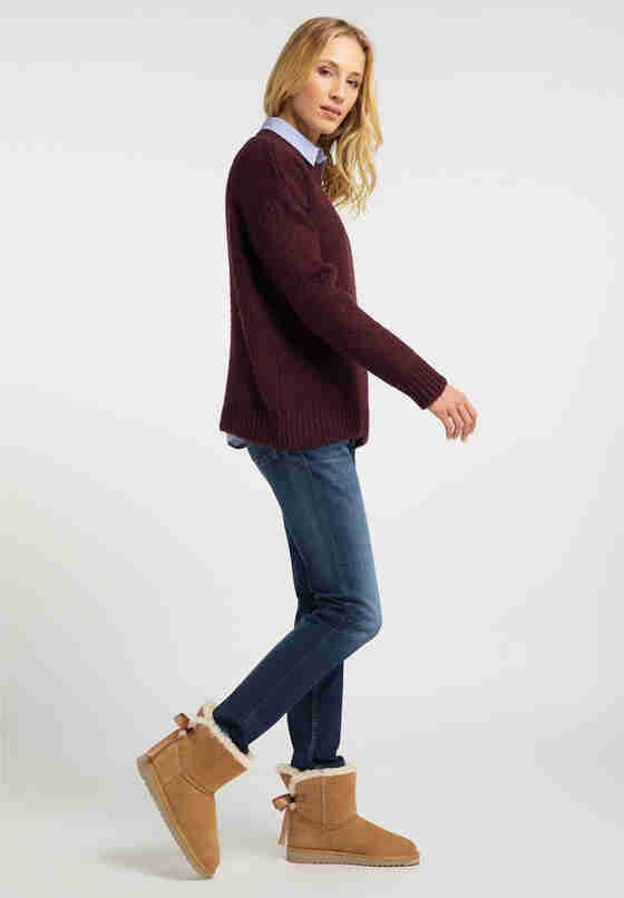 Sweater Carla C Soft Knit, Rot, model