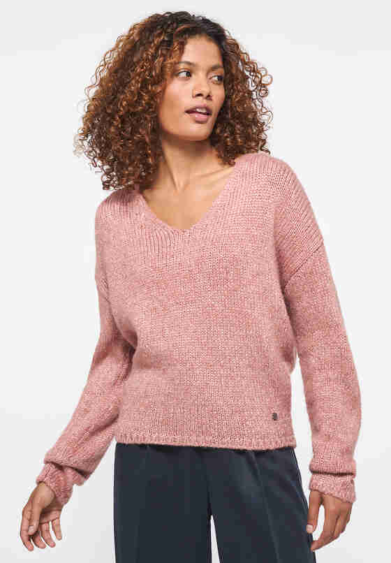 Sweater Style Carla V Sweater, Rosa, model