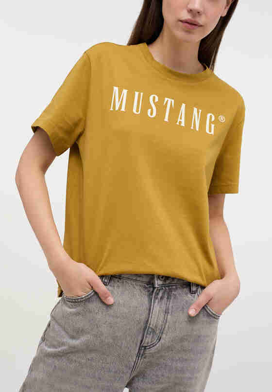 T-Shirt T-Shirt, Goldfarben, model