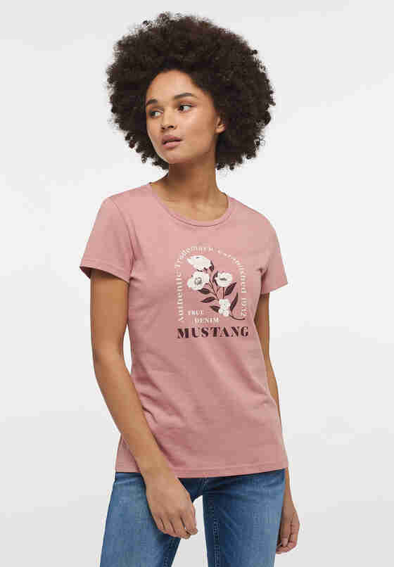 bei Flower-Print kaufen jetzt Mustang T-Shirt bei mit