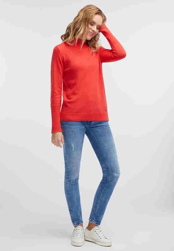 Sweater Feinstrickpullover, Rot, model