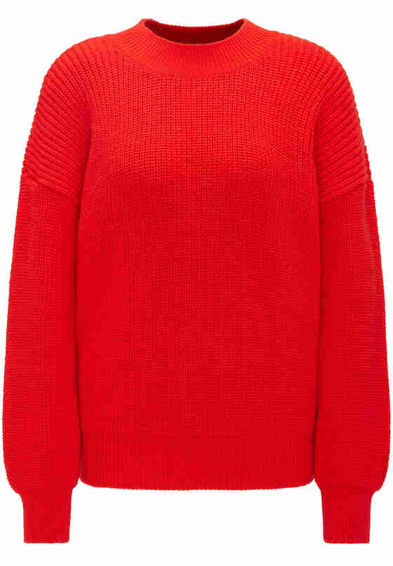 Sweater Oversize-Pullover, Rot, bueste