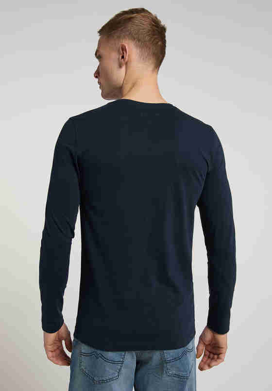T-Shirt Style Adrian C Print, Blau, model
